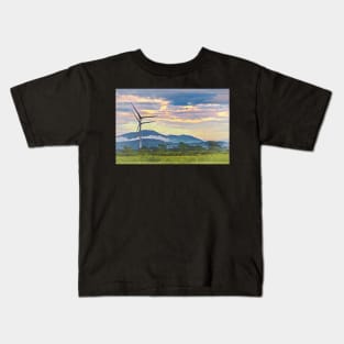 Wind Power And The Fells Kids T-Shirt